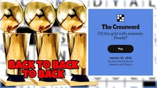 It's a Magic Number...  | New York Times Crossword Puzzle Solve | January 25, 2026 | Monday