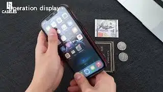 Caseles Classic Leather Wallet Phone Case, 5-6 Card Slots, Flip Cover, Kickstand, Shockproof Design
