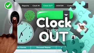 How to Clock OUT in Online PHP Web Time Attendance with an @aratek-biometrics  A600 Finger Scanner?