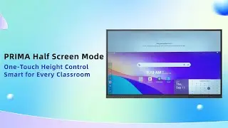 Half Screen Mode on PRIMA IFP &ndash; Flexible Display Made Simple ✨#interactivedisplays #smartclassroom