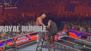 WWE 2K25 ROYAL RUMBLE CODY RHODES VS KEVIN OWENS UNDISPUTED CHAMP!!!!!!!