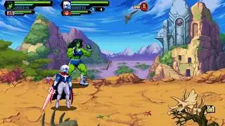 MARVEL Cosmic Invasion Online (She-Hulk/Storm) - Hard, 4P/Faster/2x HP Enemies