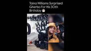 Тайна Уильямс сделала сюрприз Гербо на его 30-летие 🎂&hearts;️
