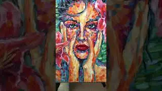 Mermaid&rsquo;s eyes, oil on canvas
