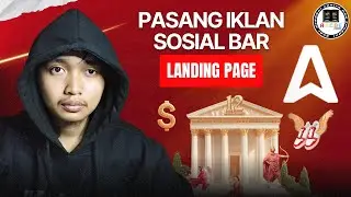 Cara Pasang Iklan Sosial Bar Adsterra di Blogspot + Free Script Landing Page!