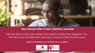 Innovative Remote ESOL Program Models and Promising Practices