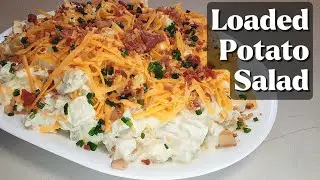The BEST loaded potato salad | Easy and delicious classic american side dish with a country twist