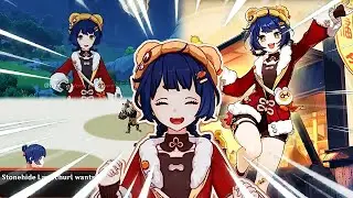 GENSHIN IMPACT XIANGLING's NEW OUTFIT.EXE (I guess)