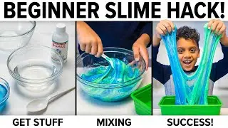 How to Make Slime for Beginners! Best EASY Way to Make Slime!