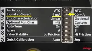 Logix™ 3200 Positioner DIP Switch Setup