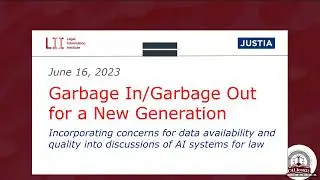 Garbage In/Garbage Out for a New Era