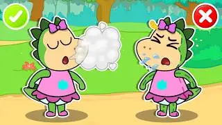 🤡 Fake Spike Prank in the Park! 😱 Rhino Twins Chaos 🔥 Fire Spike Kids Stories