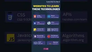 Top 🔥 website to learn technologies 😍 