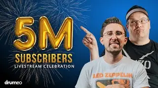 Drumeo 5M Subs Celebration (Win Prizes) ✨
