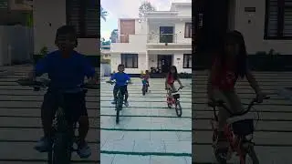 Vellaratharam song [Sarva maya] Cycling 🚲 &hearts;️ kids