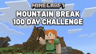 Minecraft 100 Days Challenge 🔥 Mountain Break Survival | Day 1 Hindi Gameplay