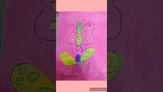 kids drawings #kidsstatus #easydrawing #kidsdrawing #drawingforkid #unicorndrawing #butterfly #cups