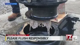 Town of Clyaton having issues with flushable wipes