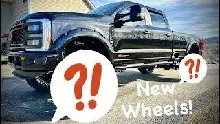 New Wheel Setup On My 2023 F350 Build.  Arkon Mandela 26x14 With Fury 38x15.5 Mud Tires.