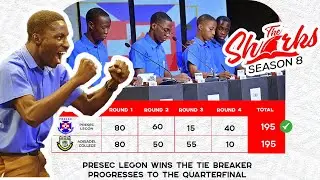 What a Thriller! Presec Legon wins the tiebreaker to send Adisco home | #Sharks8