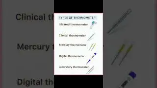 Types Of Thermometer #medical #thermometer #ytfeed #ytshorts