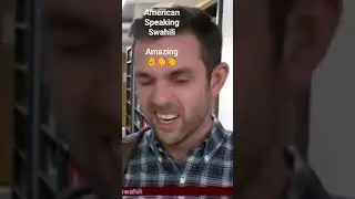 amazing American speaking fluent Swahili #university #education #students
