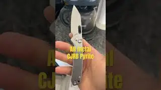 Bust out the button locks #buttonlock #cjrbpyrite #knife #edcknife #edc #cjrb