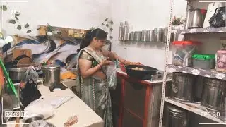Saree vlog 🌹💞 desi housewife busy routine सब ने मिलकर काम किया तो एक घंटा में सब काम कंप्लीट हो गया.
