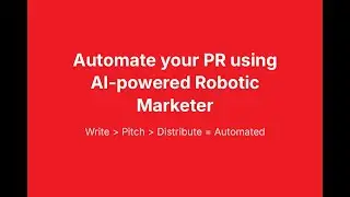 AI Powered PR | How to get more media exposure in less than 5 minutes