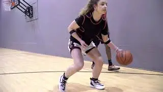 BASKETBALL DRILL #2: V-Dribble Movement by Kingdom Performance // Level 1 // TRAINR.