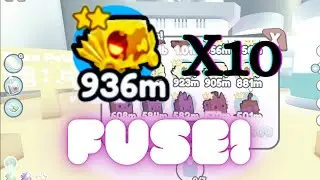 What happens if you fuse 10 Golden Blurred Dominus? | Pet Simulator X - Trading Plaza UPDATE