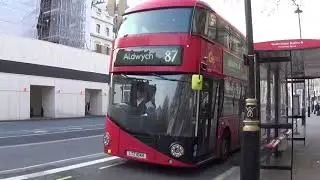 *FIRST DAY* LT44 On London General Route 87 Departing Westminster Stn For Aldwych (30.03.19)