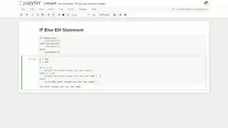 Python Programming Part 13 IF Else and Elif Statements in Python