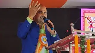 Speech  by sub collector Baripada Dayasindhu parida during Sub divisional SARAGIFUL