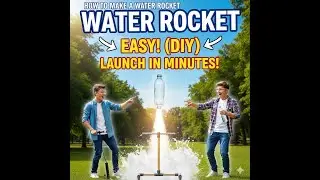 How to make a water rocket easy .