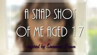 A Snap Shot of me aged 17 | VEDJ