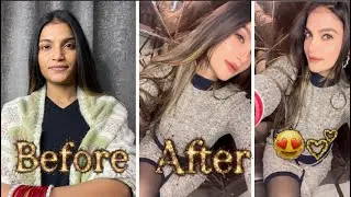 My First Vlog😍Before After 💕😊#makeup #viral #youtubeshorts 💕