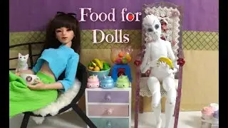 Food for dolls: props for BJDs. My collection of handmade and purchased foodstuff miniatures.