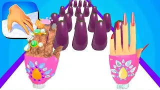 Hand Evolution Runner 💅🌈👌 All Levels Gameplay Trailer Android,ios New Game