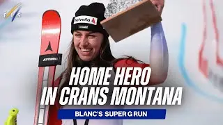 Home Hero In Crans Montana 🇨🇭| Winning Run | FIS Alpine