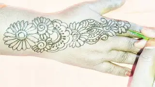Simple mehandi design mehandi arts sk 2026