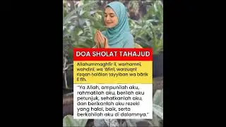 Doa sholat tahajud