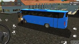 Highway Bus Simulator 😄 Tourist Bus Game / Bus Parking Game / Indian Bus Driving #agoligame 