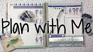 Plan with Me Nautical Theme | Recollections Horizontal Spread