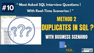 SQL Interview Question Explained #10 | Identify Duplicate Records Using CTE & Window Functions