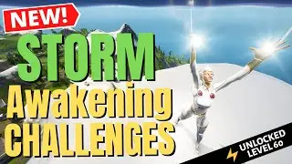 How to Get Storm's *GALE FORCE* Emote + Style in Fortnite! 🌩️ (ALL Storm Awakening Challenges Guide)