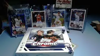 First Look 2023 Topps Chrome Jumbo Gold Wave Rookie Pull!!!