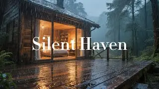 Relaxation Music 🎶, Silent Rainy Night 🌧️, Meditation 💛 | Silent Haven