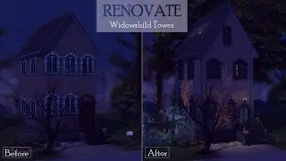 RENOVATE: Widowshild Townhome | The sims 4 | Stop motion build | NO CC