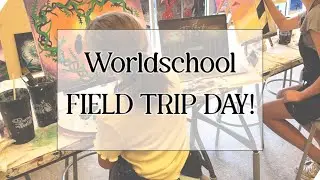 🎨 Worldschool Field Trip Day ~ Painting with a Twist in Orlando Florida